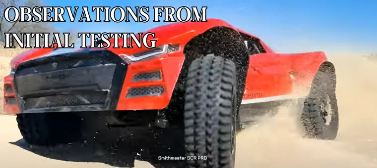 observations from Initial Testing